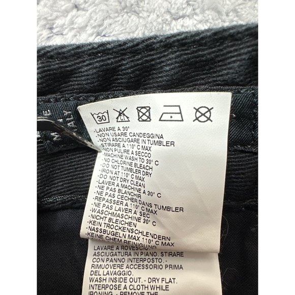 D Squared Jeans Womens 40 Black Skinny Ankle Zip Button Fly Low Rise - Picture 11 of 12